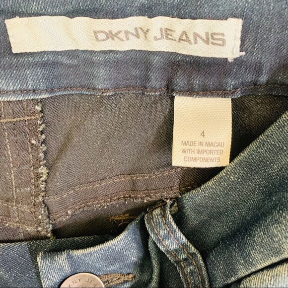 DKNY high rise skinny jeans size 4 - Picture 2 of 4